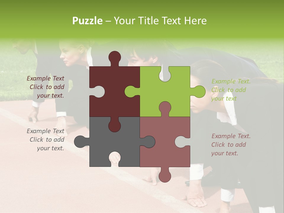 Athlete Leadership Contender PowerPoint Template