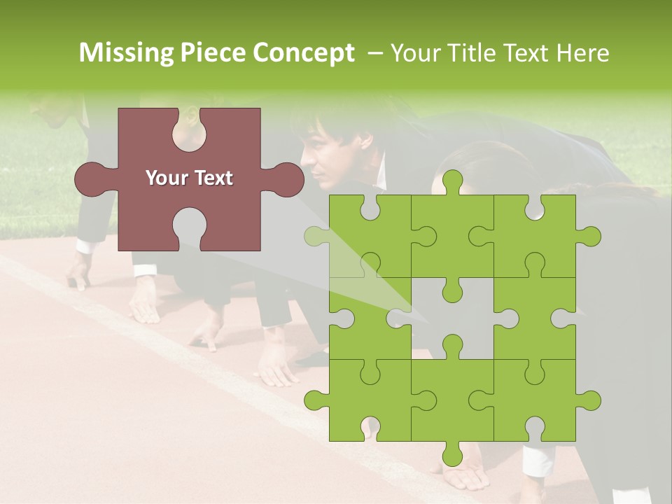 Athlete Leadership Contender PowerPoint Template