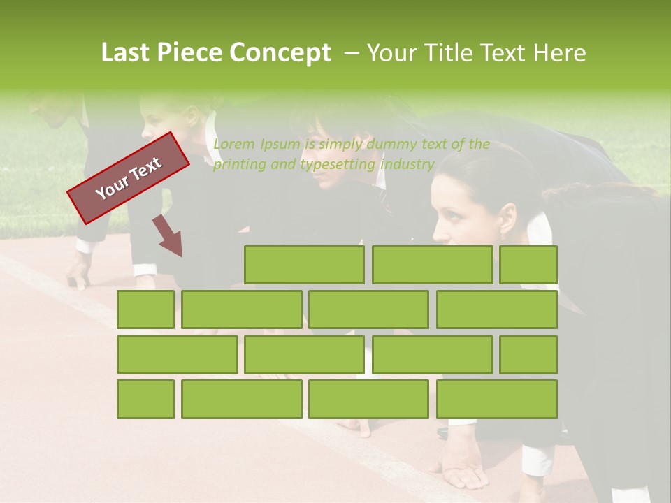 Athlete Leadership Contender PowerPoint Template