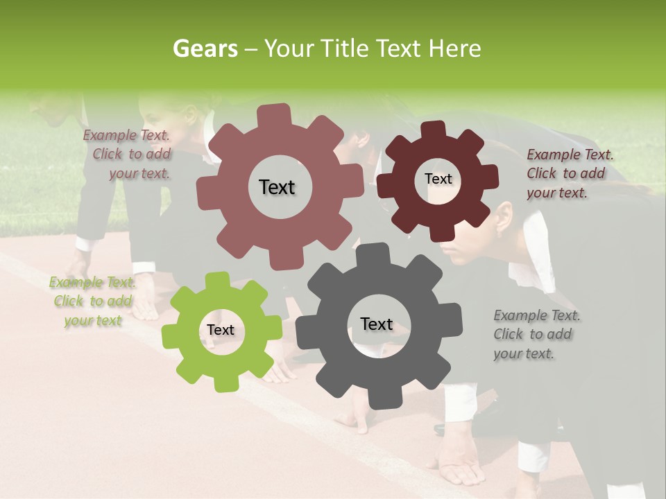 Athlete Leadership Contender PowerPoint Template