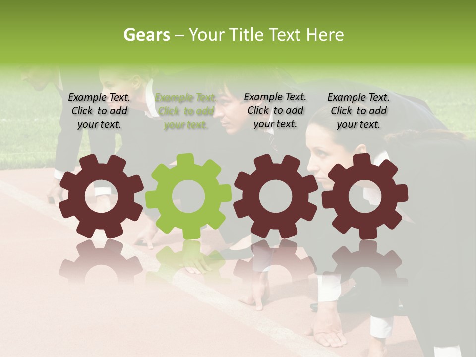 Athlete Leadership Contender PowerPoint Template