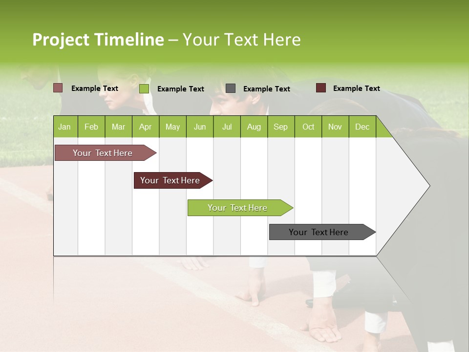 Athlete Leadership Contender PowerPoint Template