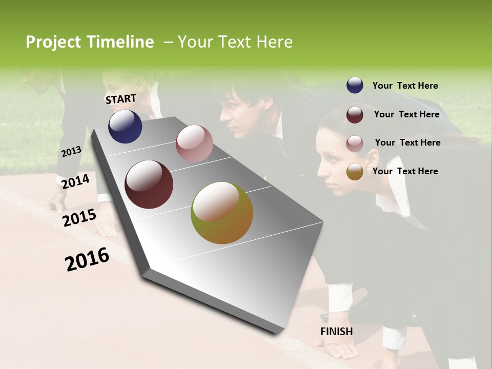 Athlete Leadership Contender PowerPoint Template