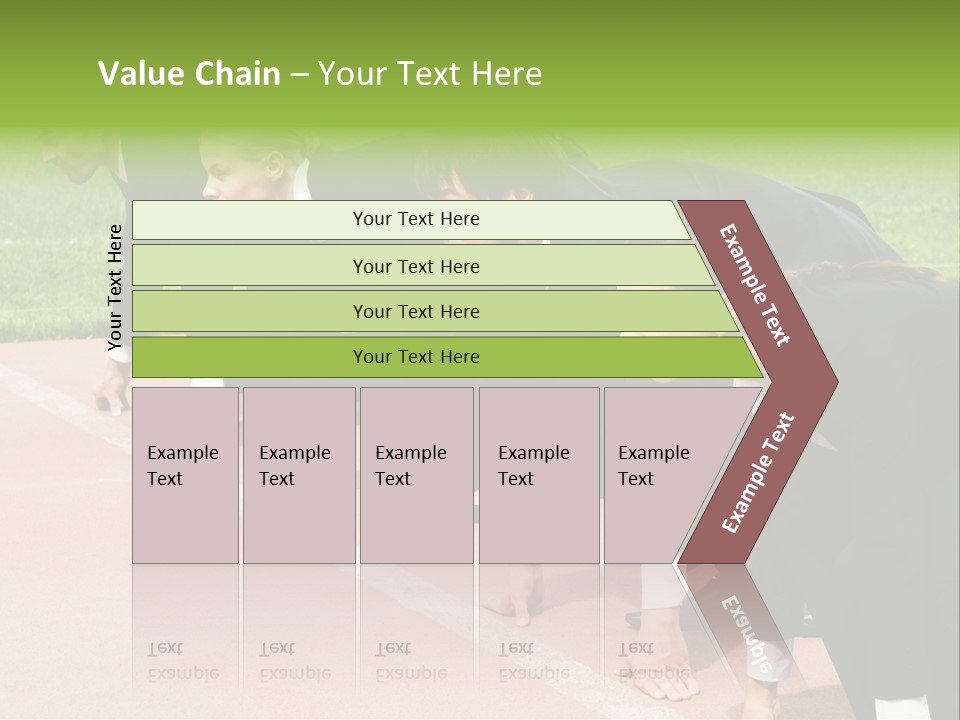 Athlete Leadership Contender PowerPoint Template