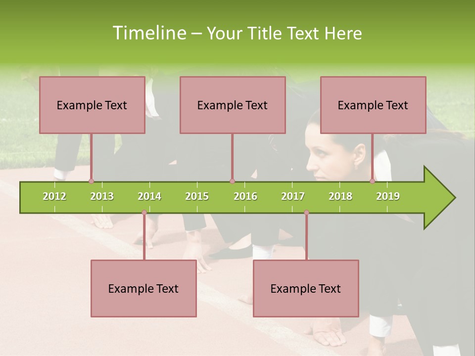 Athlete Leadership Contender PowerPoint Template