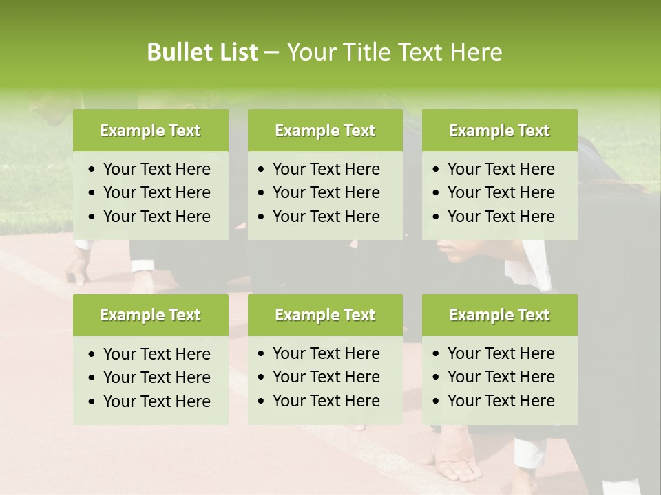 Athlete Leadership Contender PowerPoint Template