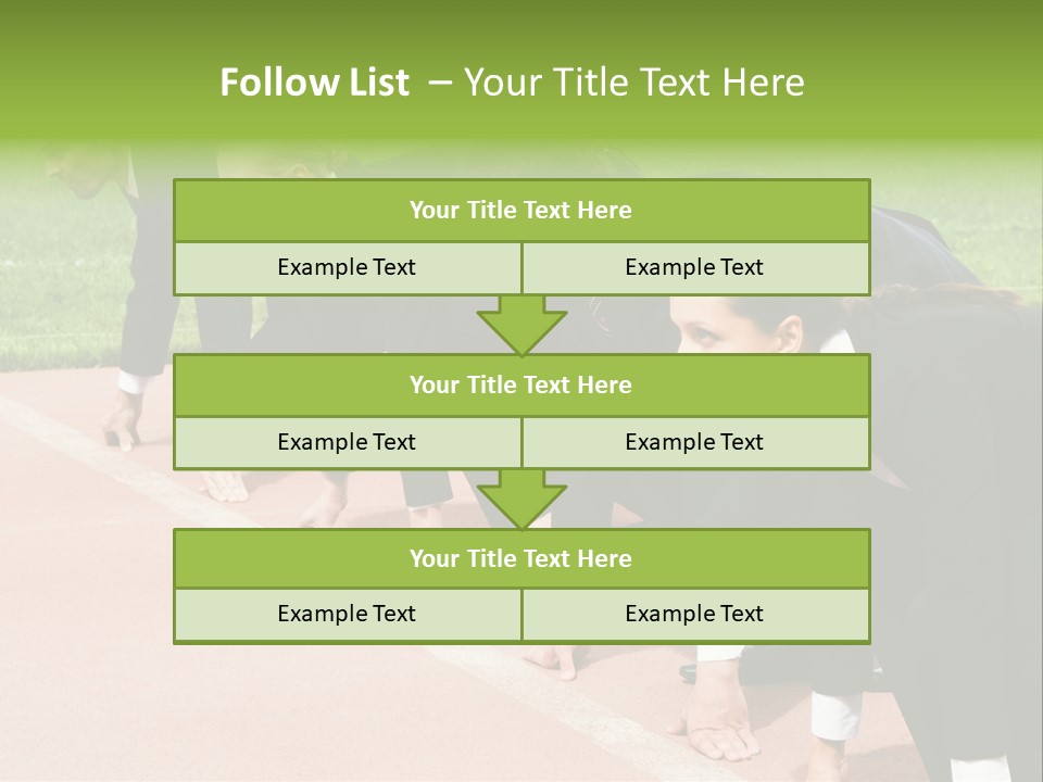 Athlete Leadership Contender PowerPoint Template