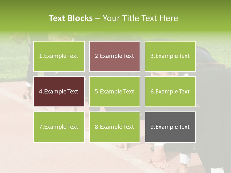 Athlete Leadership Contender PowerPoint Template