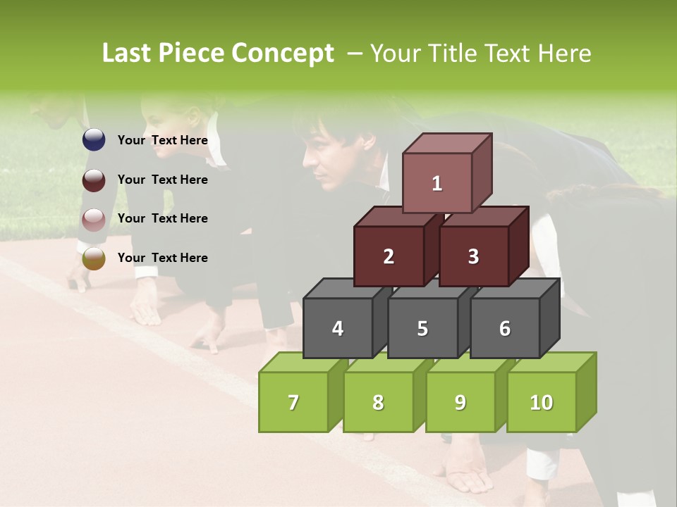 Athlete Leadership Contender PowerPoint Template