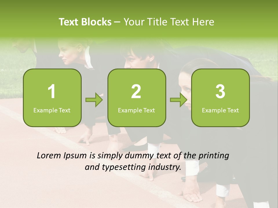 Athlete Leadership Contender PowerPoint Template
