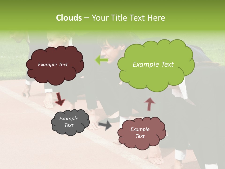 Athlete Leadership Contender PowerPoint Template