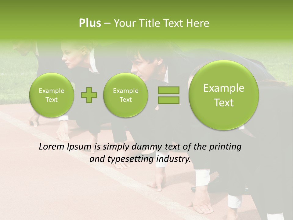 Athlete Leadership Contender PowerPoint Template