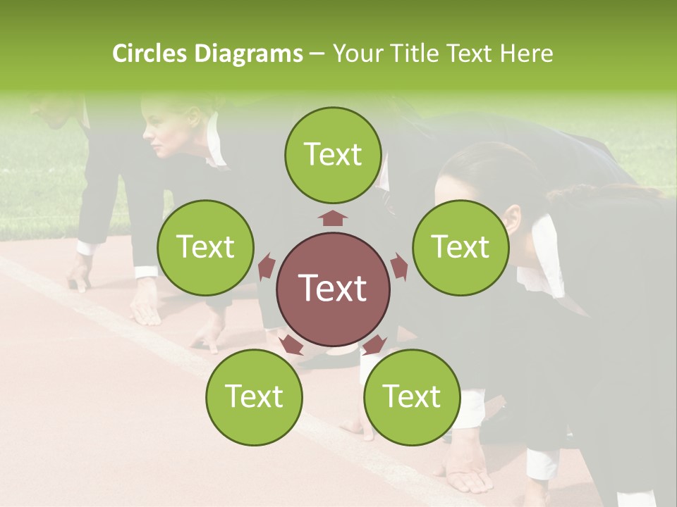 Athlete Leadership Contender PowerPoint Template