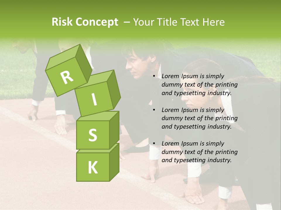 Athlete Leadership Contender PowerPoint Template