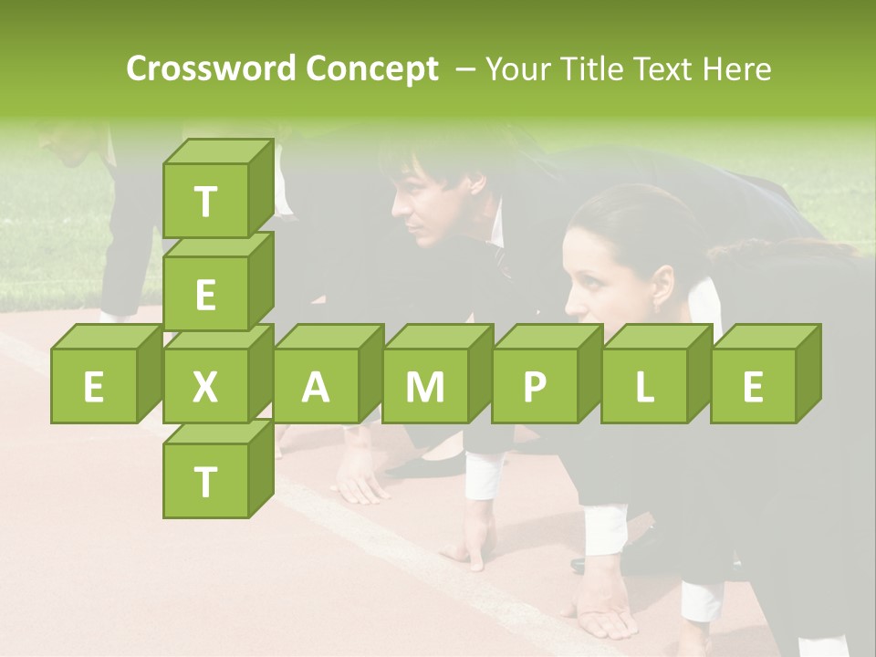 Athlete Leadership Contender PowerPoint Template