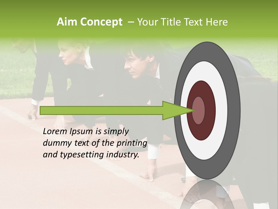 Athlete Leadership Contender PowerPoint Template