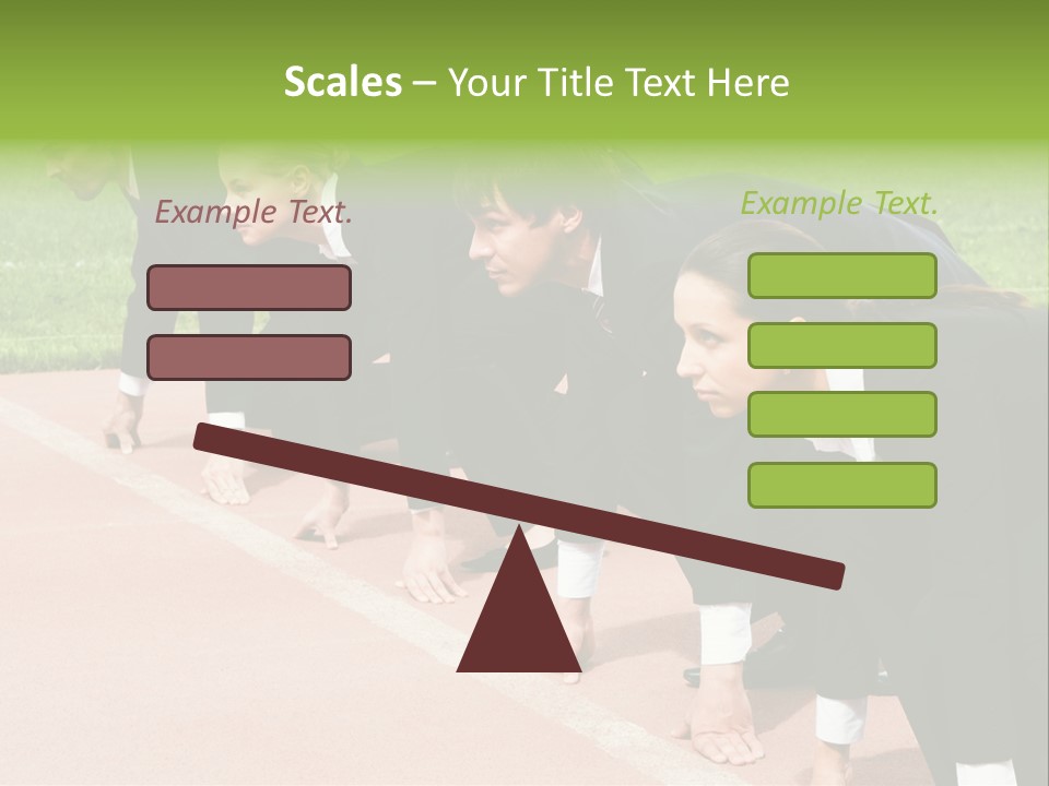 Athlete Leadership Contender PowerPoint Template