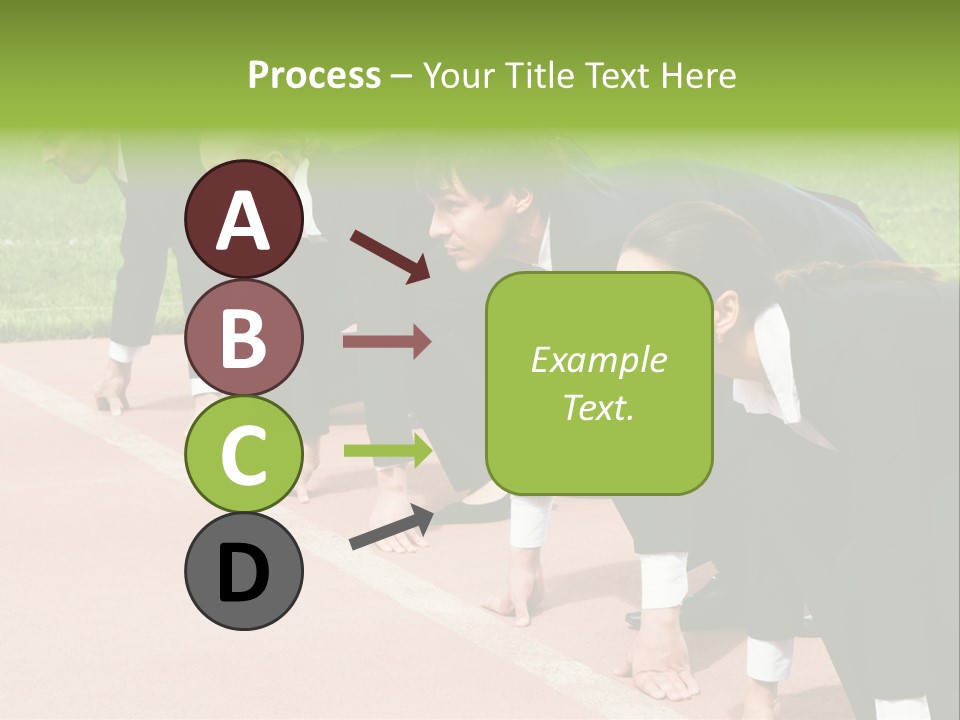 Athlete Leadership Contender PowerPoint Template