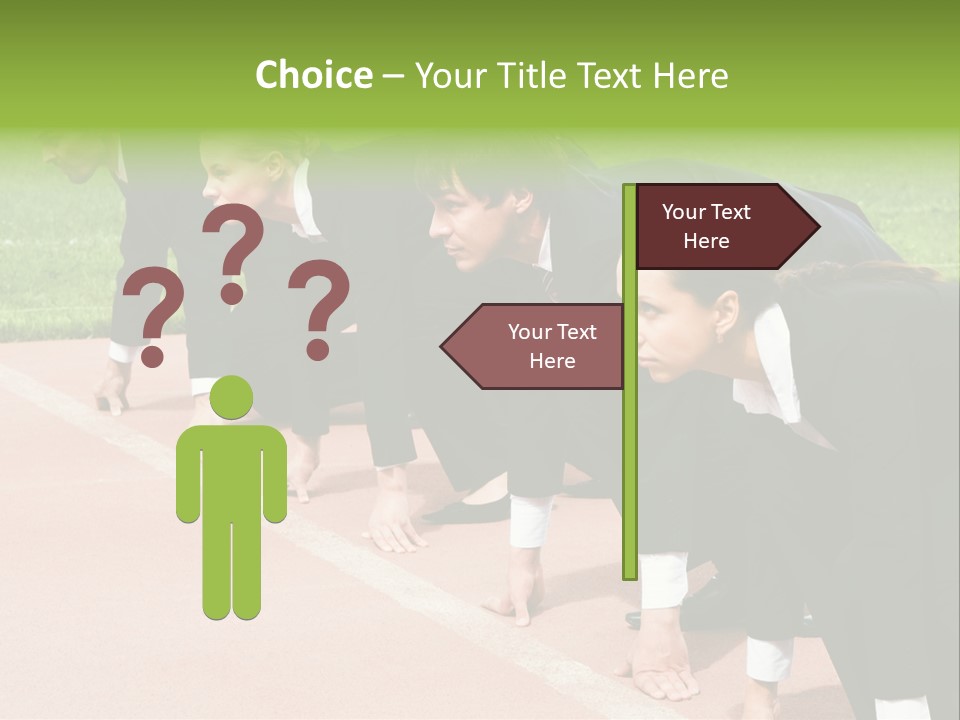 Athlete Leadership Contender PowerPoint Template