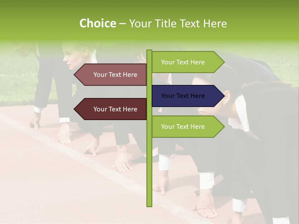 Athlete Leadership Contender PowerPoint Template