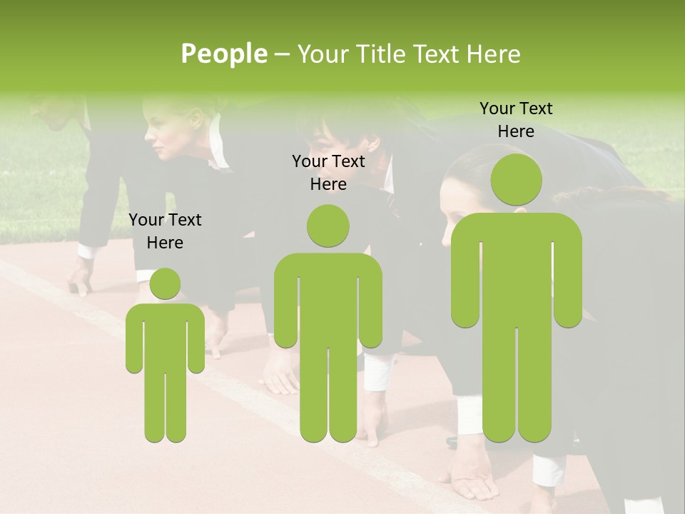 Athlete Leadership Contender PowerPoint Template