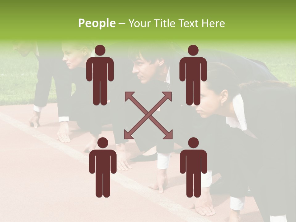 Athlete Leadership Contender PowerPoint Template