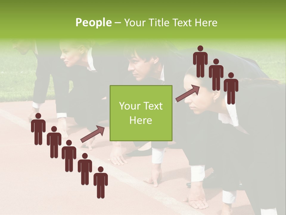 Athlete Leadership Contender PowerPoint Template