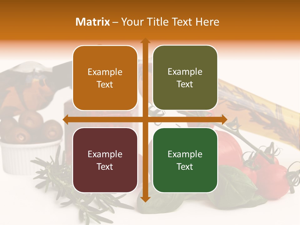 Italy Herb Ingredient PowerPoint Template