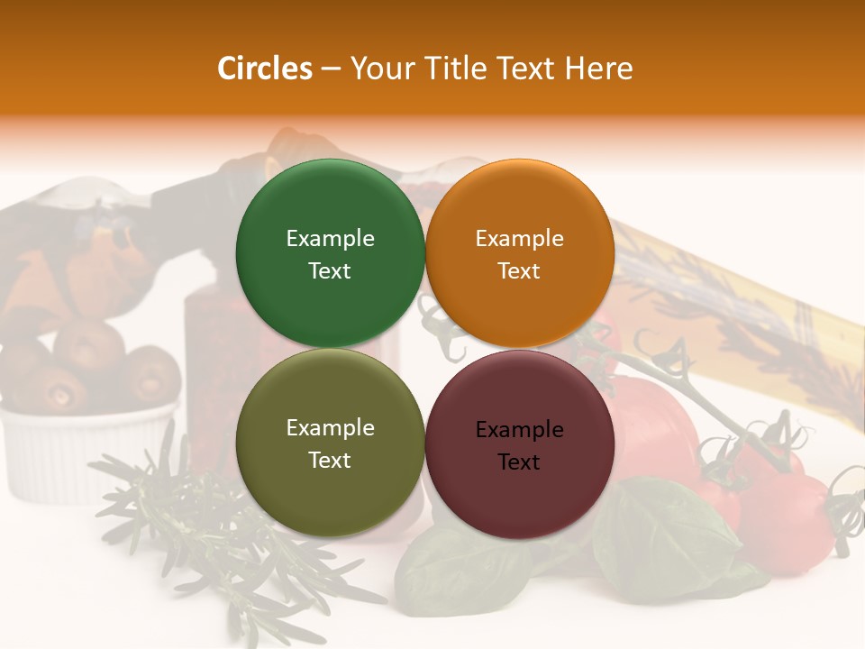 Italy Herb Ingredient PowerPoint Template