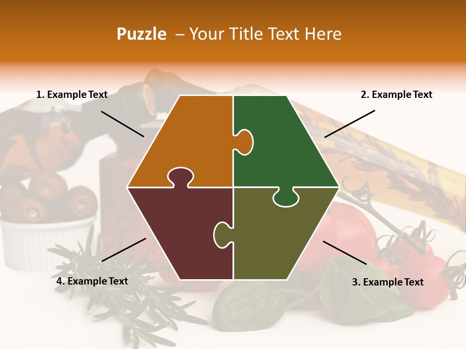 Italy Herb Ingredient PowerPoint Template