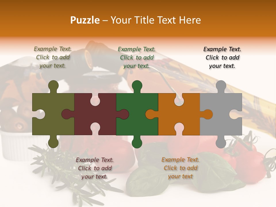 Italy Herb Ingredient PowerPoint Template