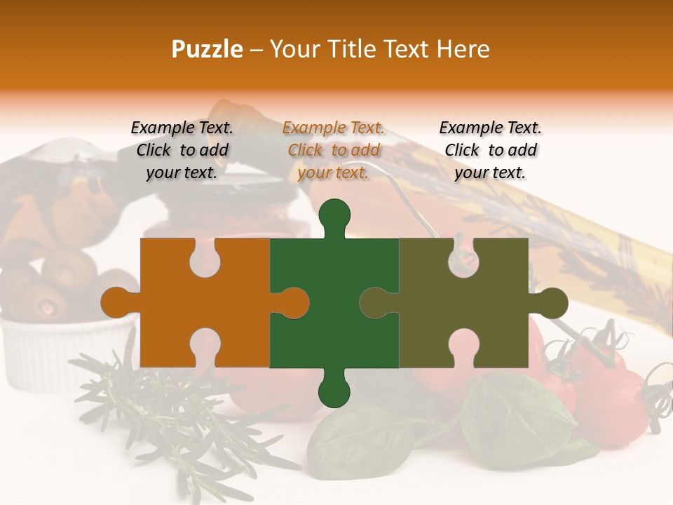 Italy Herb Ingredient PowerPoint Template