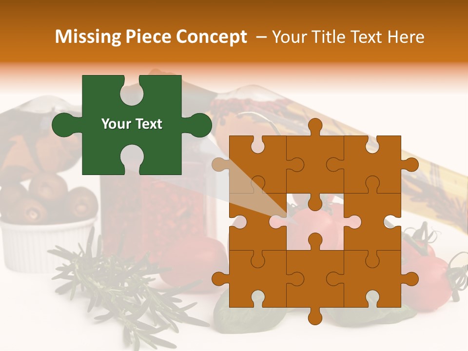 Italy Herb Ingredient PowerPoint Template