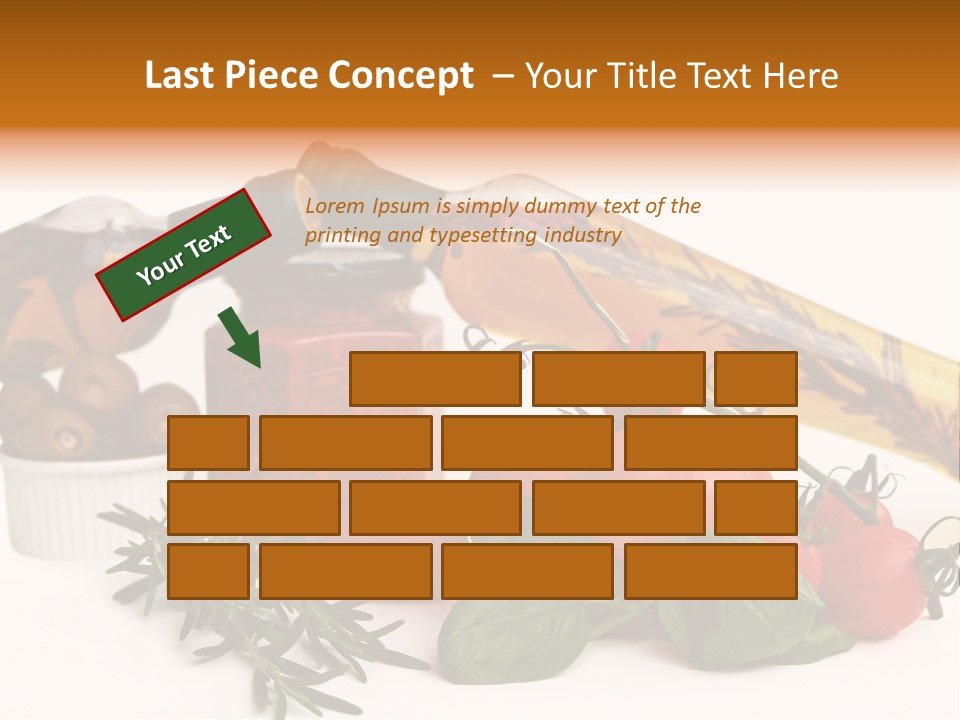 Italy Herb Ingredient PowerPoint Template