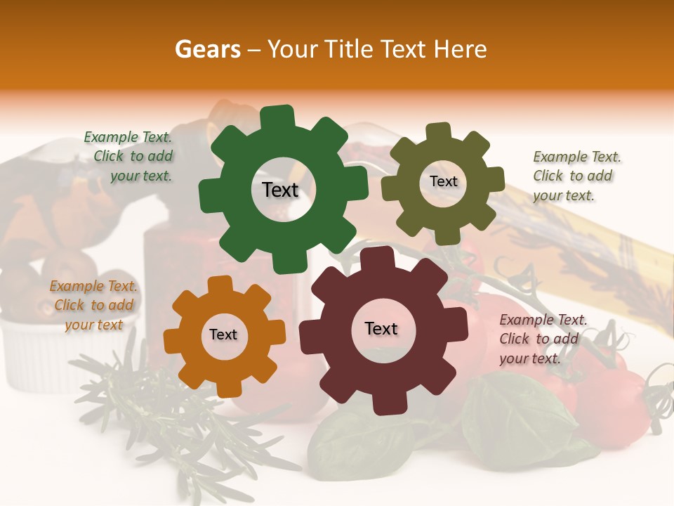 Italy Herb Ingredient PowerPoint Template