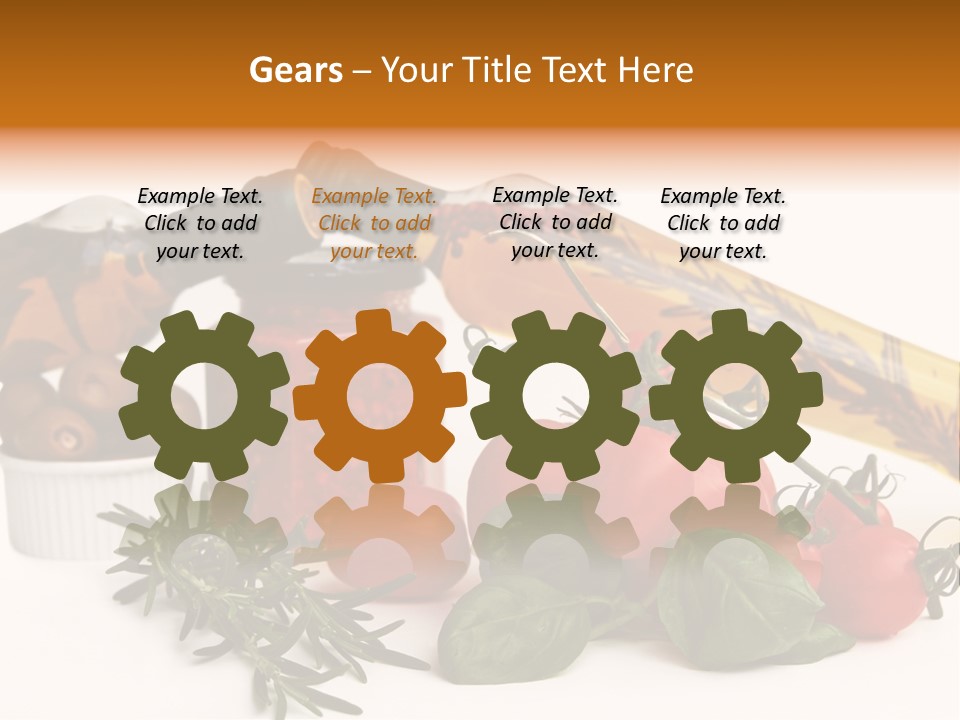 Italy Herb Ingredient PowerPoint Template