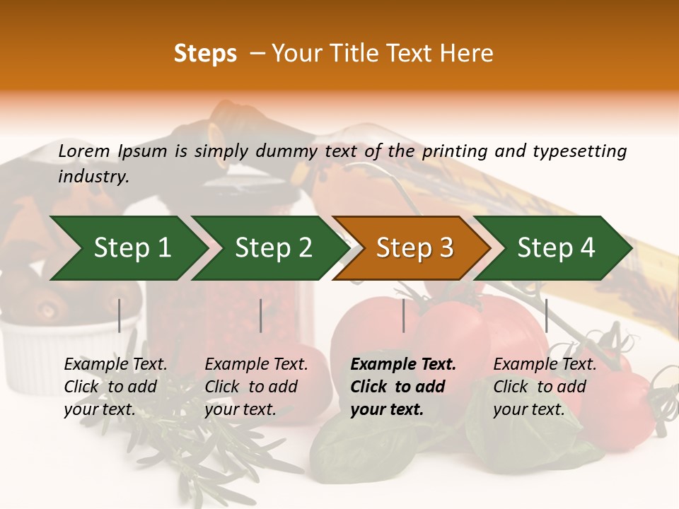 Italy Herb Ingredient PowerPoint Template