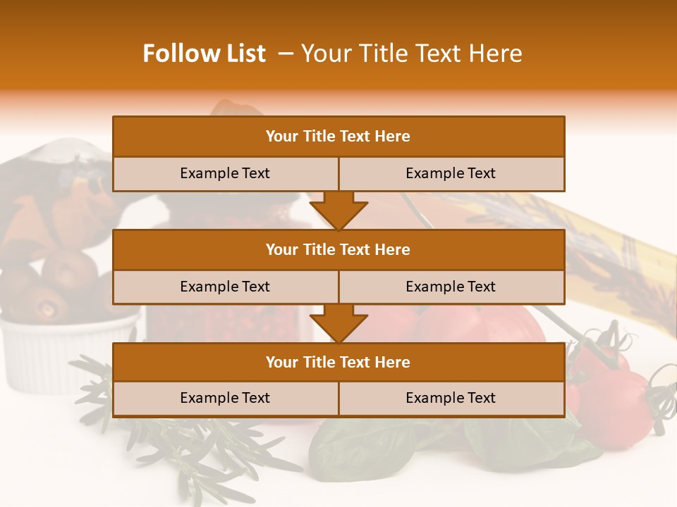Italy Herb Ingredient PowerPoint Template