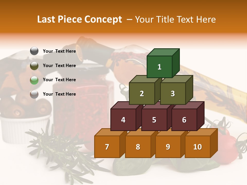 Italy Herb Ingredient PowerPoint Template