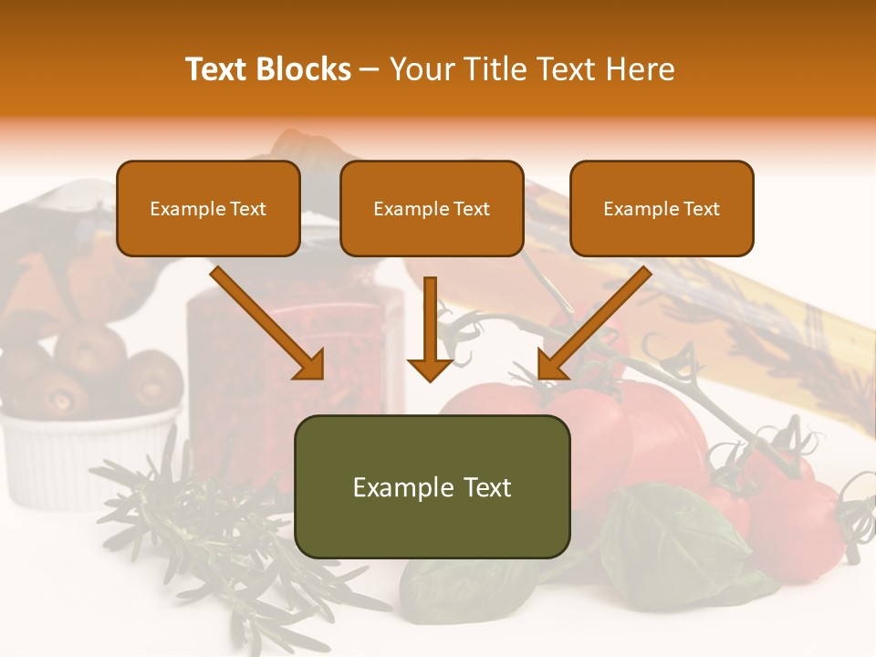 Italy Herb Ingredient PowerPoint Template