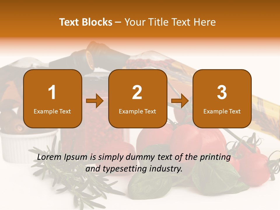 Italy Herb Ingredient PowerPoint Template