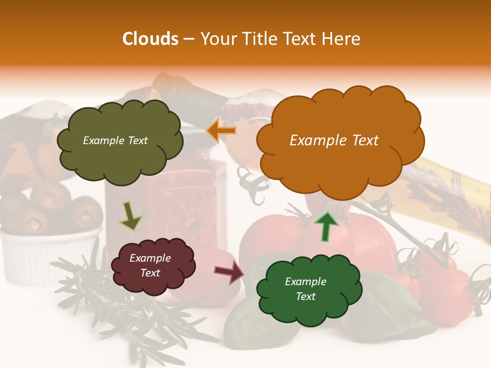 Italy Herb Ingredient PowerPoint Template