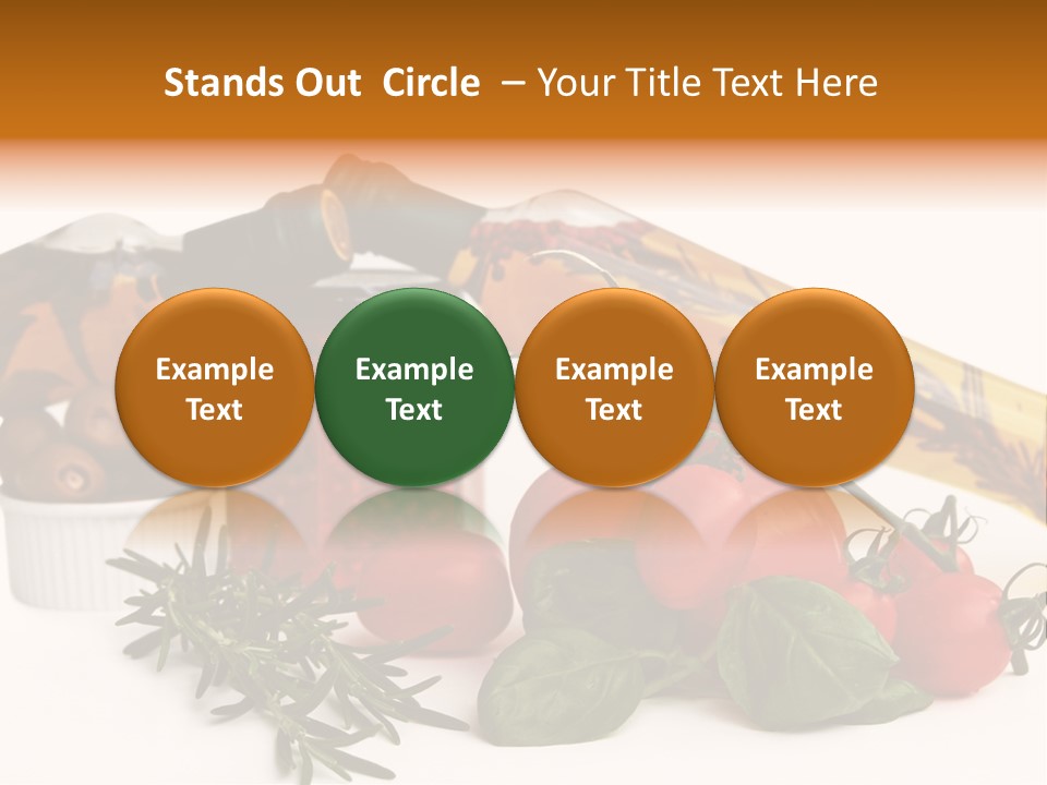 Italy Herb Ingredient PowerPoint Template