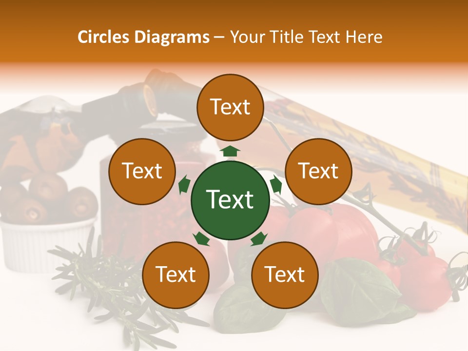 Italy Herb Ingredient PowerPoint Template