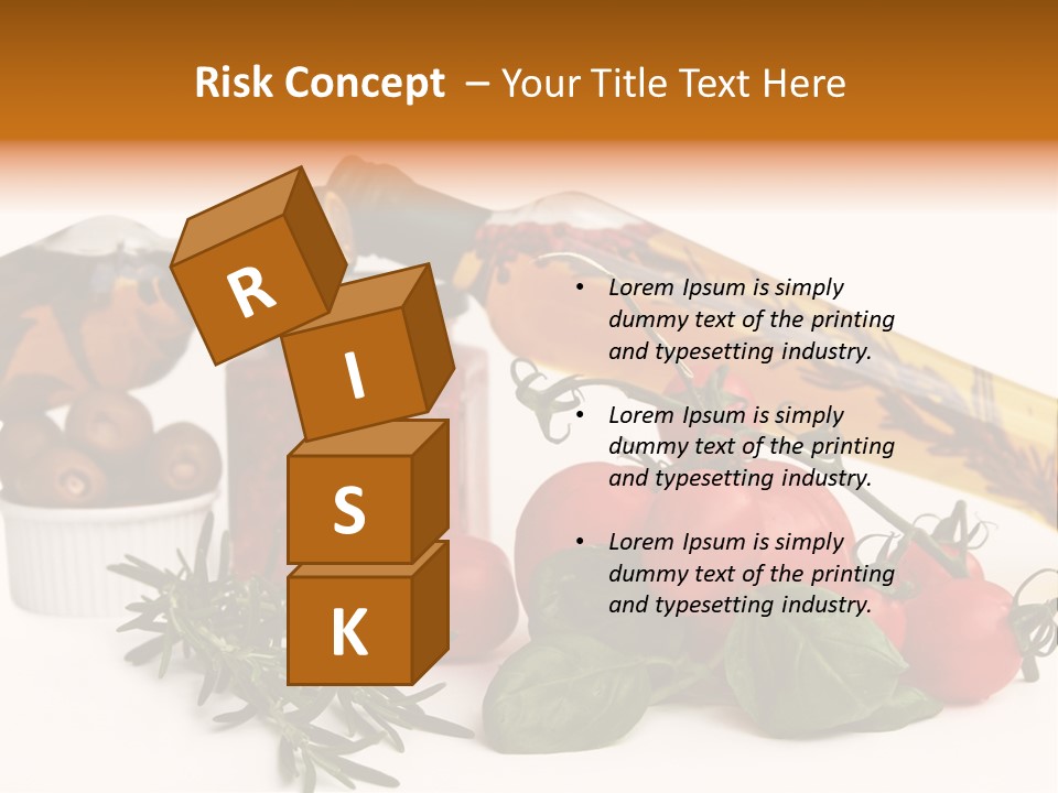 Italy Herb Ingredient PowerPoint Template