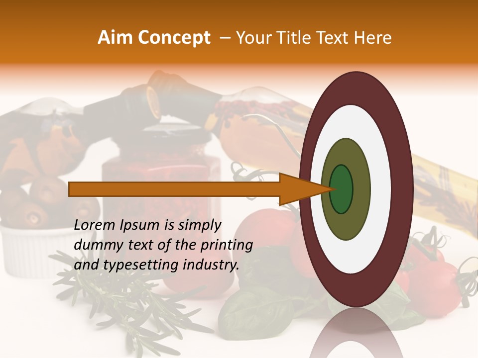 Italy Herb Ingredient PowerPoint Template