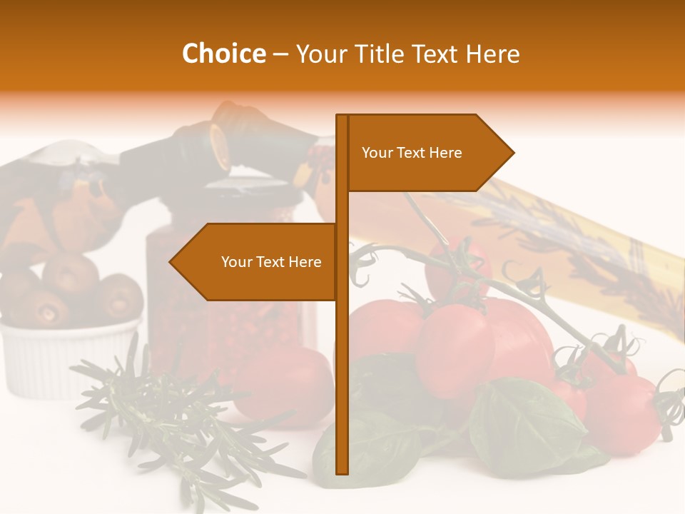 Italy Herb Ingredient PowerPoint Template