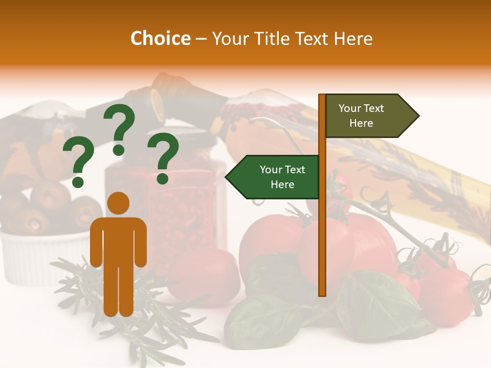 Italy Herb Ingredient PowerPoint Template