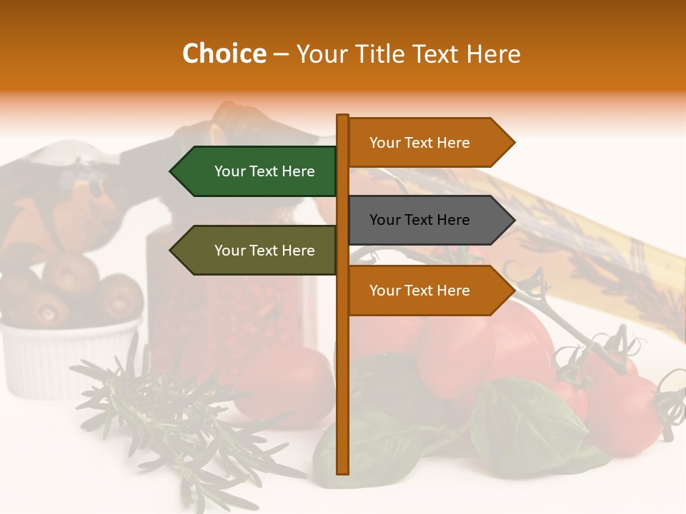 Italy Herb Ingredient PowerPoint Template