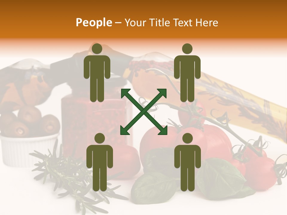 Italy Herb Ingredient PowerPoint Template